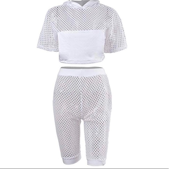 Mesh Swim Suit Cover Up - Picture 2 of 3